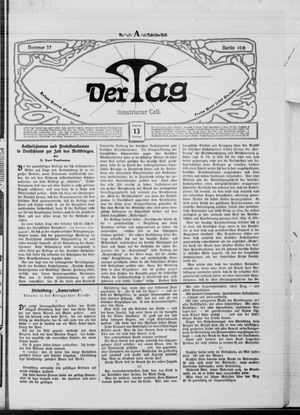 Der Tag vom 13.02.1916