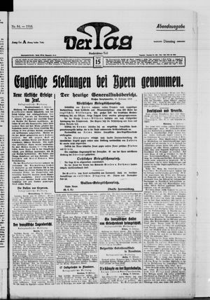 Der Tag vom 15.02.1916