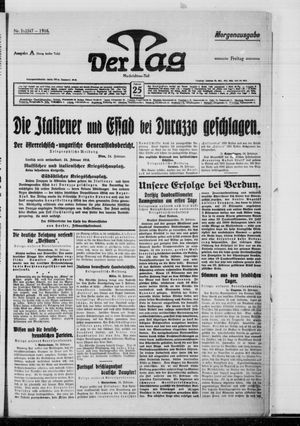 Der Tag vom 25.02.1916