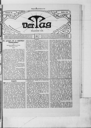 Der Tag vom 26.02.1916