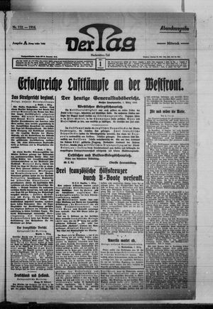 Der Tag vom 01.03.1916
