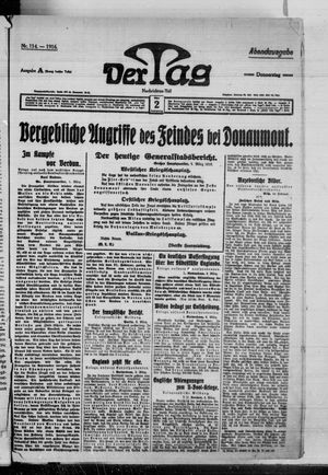 Der Tag vom 02.03.1916
