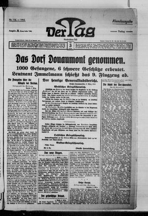 Der Tag vom 03.03.1916