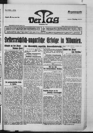 Der Tag vom 12.03.1916