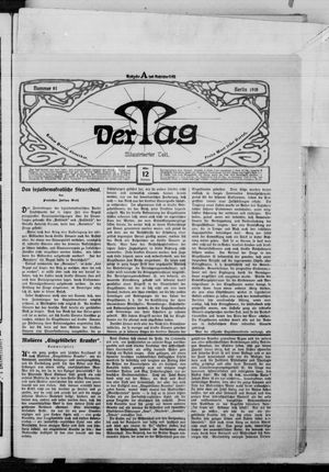 Der Tag vom 12.03.1916