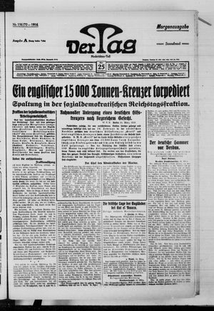Der Tag vom 25.03.1916