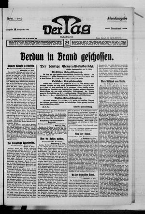 Der Tag vom 25.03.1916