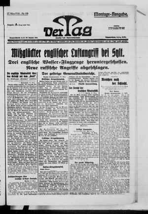 Der Tag vom 27.03.1916