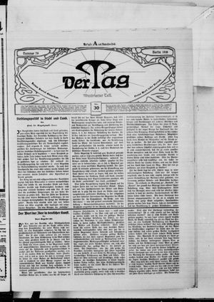 Der Tag vom 30.03.1916
