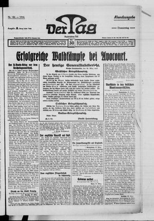Der Tag vom 30.03.1916