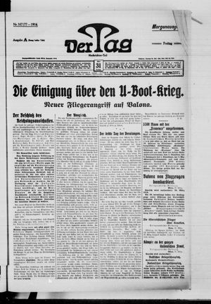 Der Tag vom 31.03.1916
