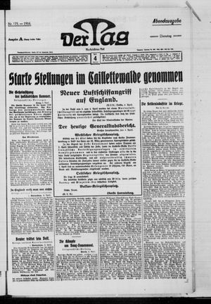 Der Tag vom 04.04.1916