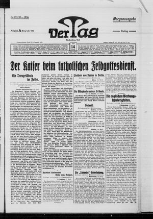 Der Tag vom 14.04.1916