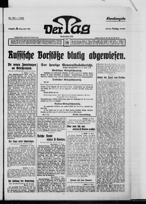 Der Tag vom 14.04.1916