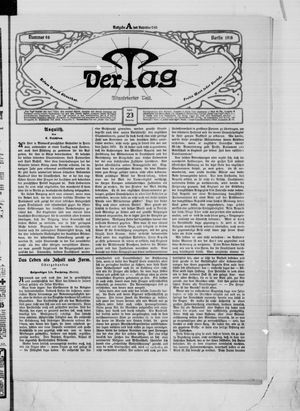 Der Tag vom 23.04.1916