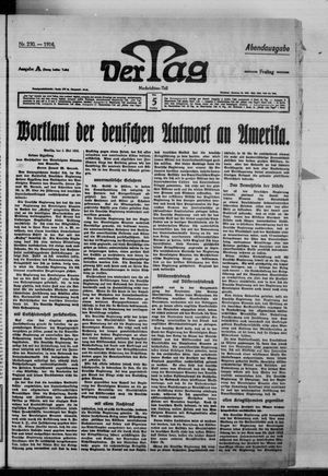 Der Tag vom 05.05.1916