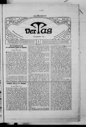 Der Tag vom 09.05.1916