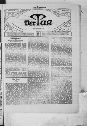 Der Tag vom 14.05.1916