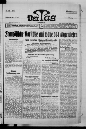 Der Tag vom 16.05.1916