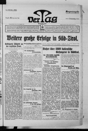 Der Tag vom 18.05.1916