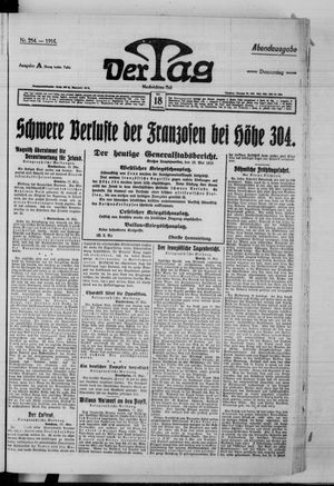 Der Tag vom 18.05.1916