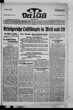 Der Tag vom 20.05.1916