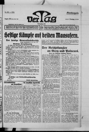 Der Tag on May 23, 1916