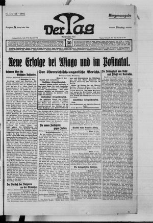 Der Tag vom 30.05.1916