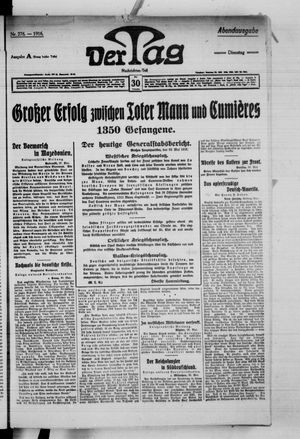 Der Tag vom 30.05.1916