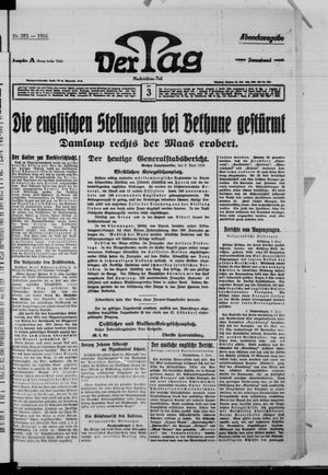 Der Tag vom 03.06.1916