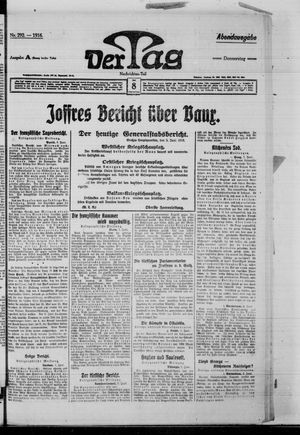 Der Tag vom 08.06.1916