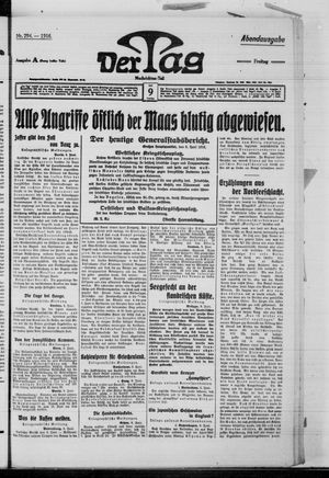 Der Tag vom 09.06.1916