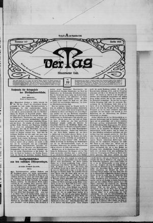 Der Tag vom 19.07.1916