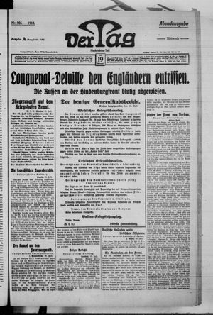 Der Tag vom 19.07.1916
