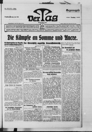 Der Tag vom 23.07.1916