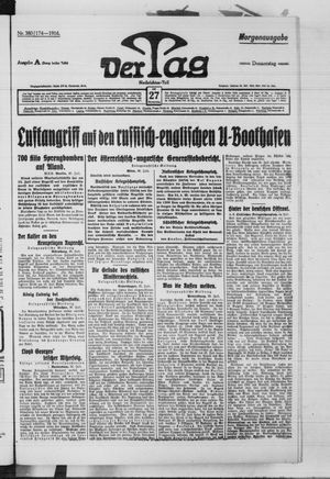 Der Tag vom 27.07.1916