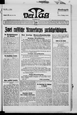 Der Tag vom 28.07.1916