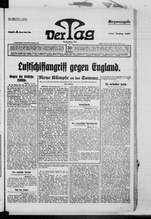 Der Tag vom 30.07.1916