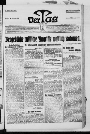 Der Tag vom 02.08.1916