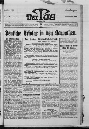 Der Tag vom 07.08.1916