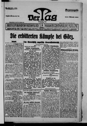 Der Tag vom 09.08.1916