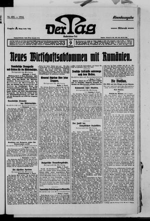 Der Tag vom 09.08.1916