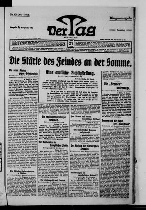 Der Tag vom 27.08.1916