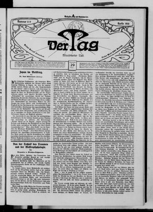 Der Tag vom 29.09.1916