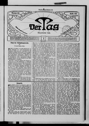 Der Tag vom 05.10.1916