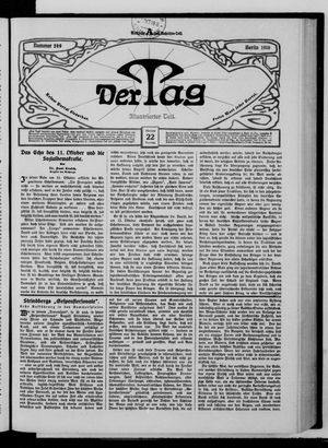 Der Tag vom 22.10.1916