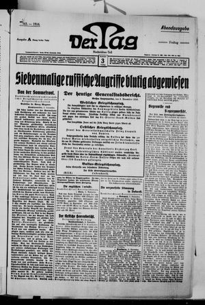 Der Tag vom 03.11.1916