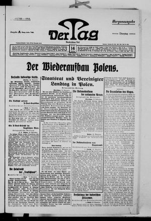 Der Tag vom 14.11.1916