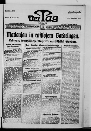 Der Tag vom 16.12.1916