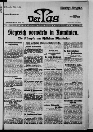 Der Tag vom 18.12.1916